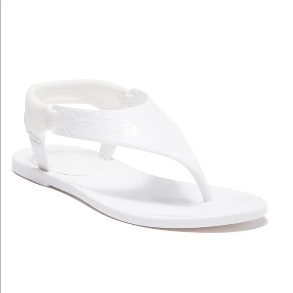 calvin klein janny jelly sandal